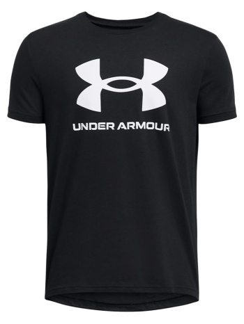 under armour sportstyle logo ss 1363282-016 ανθρακί