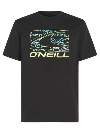 o`neill jack wave t-shirt 2850204-19010 μαύρο