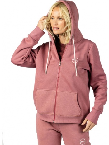 gsa women zipper hoodie 1721011001-pink ροζ σε προσφορά