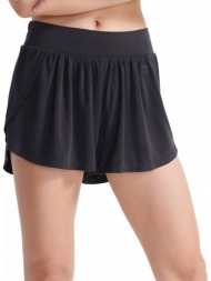 superdry sport flex relaxed shorts ws310551a-02a μαύρο