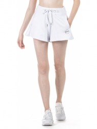 gsa organic cotton 3/4 shorts (f. terry) 1721009002-star white λευκό