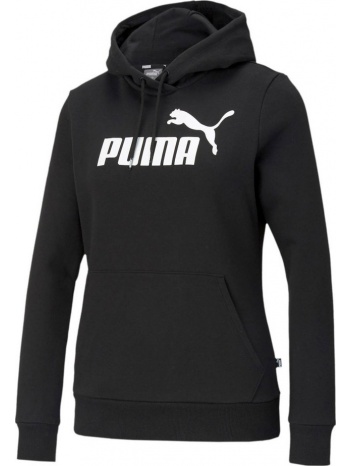 puma ess logo hoodie fl 586788-01 μαύρο σε προσφορά