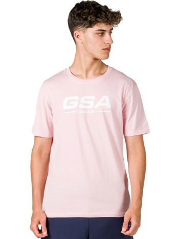 gsa organic plus printed t-shirt 17-17120-12 pink ροζ σε προσφορά