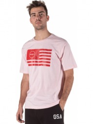 gsa superlogo t-shirtcolor edition 17-19035-pink flag ροζ