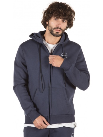 gsa supercotton zipper hoodie 17-17026-03 ink μπλε σε προσφορά