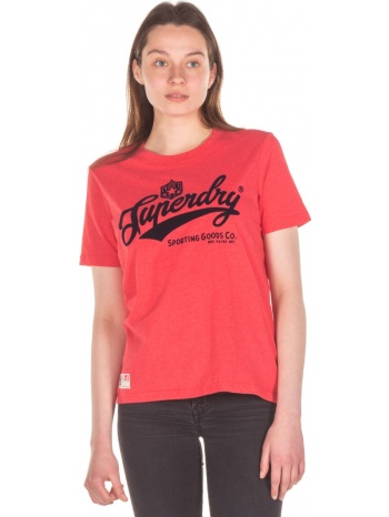 superdry ovin vintage script style coll tee w1010793a-6ge σε προσφορά