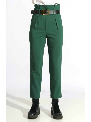 γυναικείο παντελόνι με ζώνη και πιέτες n2110 - high waisted σε προσφορά