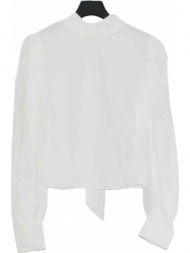γυναικεία μπλούζα με μακριά φουσκωτά μανίκια glamorous - gs0337