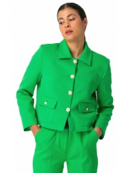 γυναικείο jacket με κουμπιά n2110 - crop