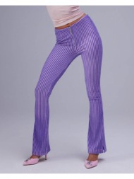 γυναικείο παντελόνι juicy couture - rib velour zip up