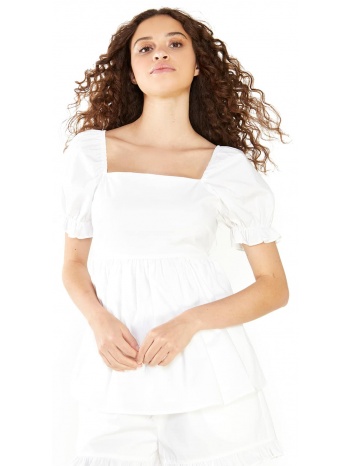 γυναικεία μπλούζα με φουσκωτά μανίκια glamorous - ck6604 σε προσφορά