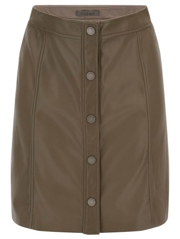 γυναικεία mini φούστα guess - carola faux leather σε προσφορά