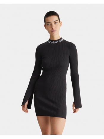 γυναικείο φόρεμα calvin klein - logo intarsia sweater σε προσφορά