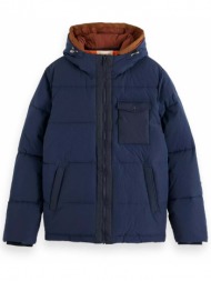 ανδρικό jacket με κουκούλα scotch & soda - hooded puffa 174383 sc0002