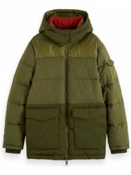 ανδρικό jacket scotch & soda - mid length fabric mix puffa 174395 sc0115