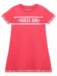 παιδικό κοντομάνικο φόρεμα guess - interlock ss girl