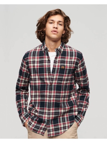 ανδρικό μακρυμάνικο πουκάμισο superdry - d2 ovin lumberjack σε προσφορά