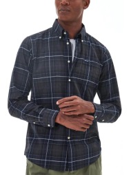 ανδρικό μακρυμάνικο πουκάμισο barbour - wetheram tailored msh4982 brtn17