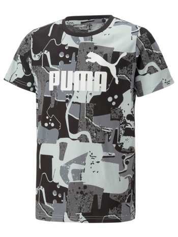 παιδική κοντομάνικη μπλούζα puma - ess+ street art aop σε προσφορά
