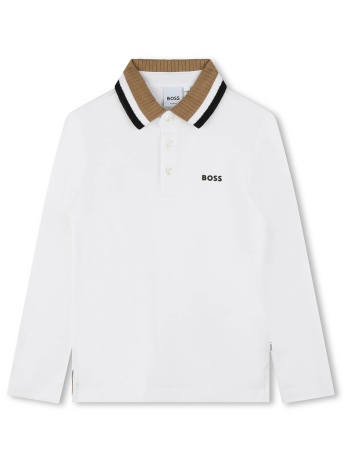 παιδική μακρυμάνικη polo μπλούζα hugo boss - 5094 σε προσφορά