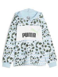παιδικό φούτερ με κουκούλα puma - ess mix mtch
