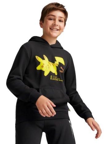 παιδικό φούτερ με κουκούλα puma - x pokemon σε προσφορά