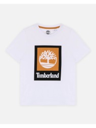 παιδική κοντομάνικη μπλούζα timberland - t60215 j