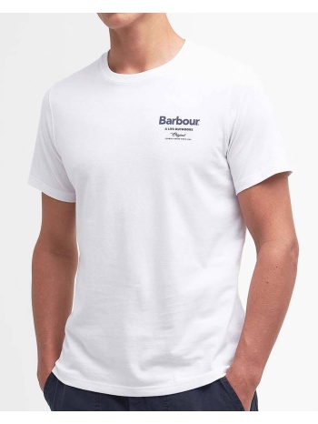 ανδρική κοντομάνικη μπλούζα barbour - satley graphic powder σε προσφορά