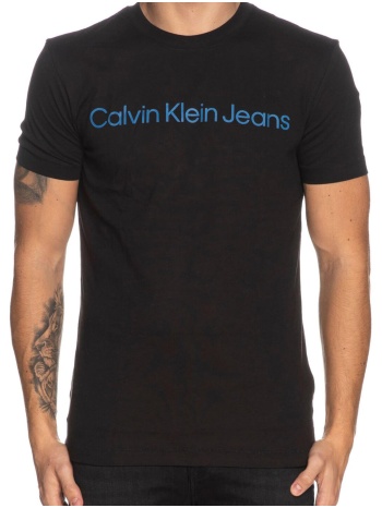 ανδρική κοντομάνικη μπλούζα calvin klein - institutional