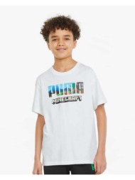 παιδική κοντομάνικη μπλούζα puma - x minecraft