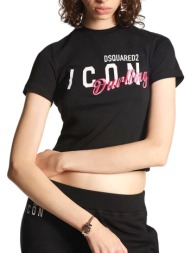 γυναικεία κοντομάνικη μπλούζα dsquared2 - s80gc0064s24668 900