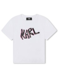 παιδική κοντομάνικη μπλούζα karl lagerfeld - 0114 j