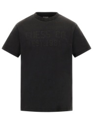 ανδρική κοντομάνικη μπλούζα guess - ss cn studs vintage