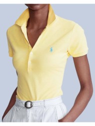 γυναικεία κοντομάνικη polo μπλούζα polo ralph lauren - julie-slim-short sleeve 211870245030 700