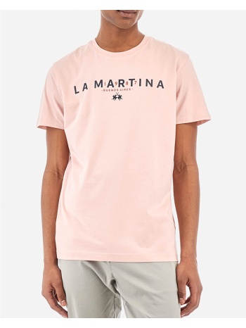 ανδρική κοντομάνικη μπλούζα la martina - 3lmymr005 05107 σε προσφορά