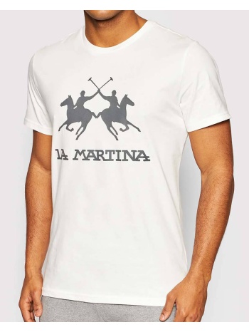 ανδρική κοντομάνικη μπλούζα la martina - 3lmccmr05 00002 σε προσφορά