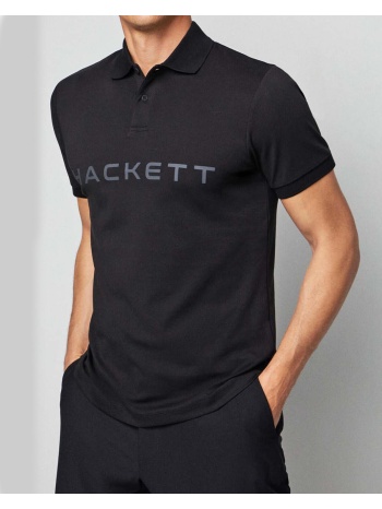 ανδρική κοντομάνικη polo μπλούζα hackett - essential σε προσφορά