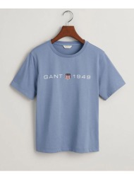 γυναικεία κοντομάνικη μπλούζα gant - 0753