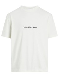 ανδρική κοντομάνικη μπλούζα calvin klein - square frequency logo