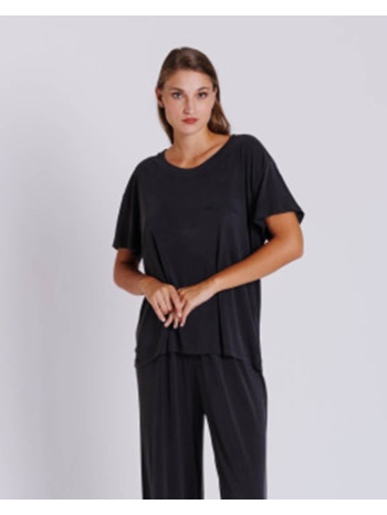 γυναικεία κοντομάνικη μπλούζα collectiva noir - zamira σε προσφορά