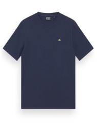 ανδρική κοντομάνικη μπλούζα scotch & soda - garment dye logo crew