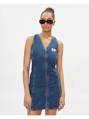 γυναικείο φόρεμα calvin klein - zip through sleeveless σε προσφορά