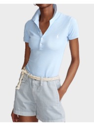 γυναικεία κοντομάνικη polo μπλούζα polo ralph lauren - julie polo-slim-short sleeve