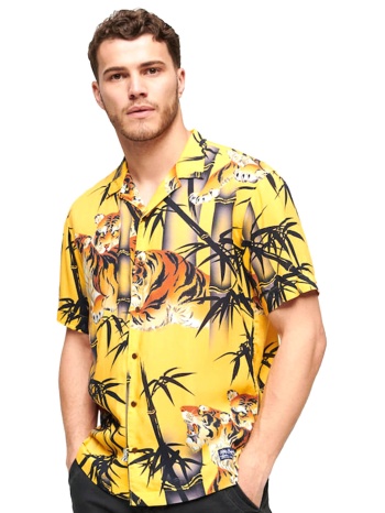 ανδρικό κοντομάνικο πουκάμισο superdry - d3 ovin hawaiian