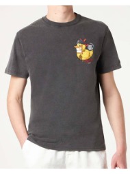 t-shirt printed fade dyed jack001-03164f cpt ducky pirate 00
