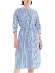 φορεμα `striped softness` shirt dress s24268 13366-spiritualblue-whstp