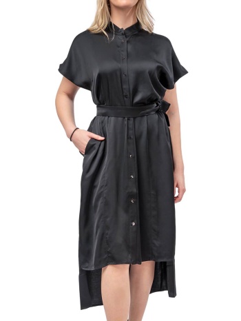 φορεμα `night out` midi shirt dress s24340 12052-black