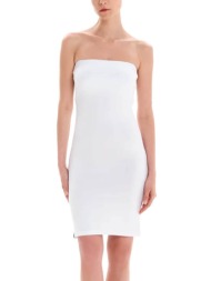 φορεμα `eco vital` strapless mini dress s24202 12051-white