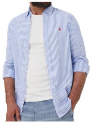 ανδρικό μακρυμάνικο πουκάμισο polo ralph lauren - cubdppcs-long sleeve 710873446001 999