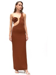 γυναικείο φόρεμα με έναν ώμο mallory the label - amazon